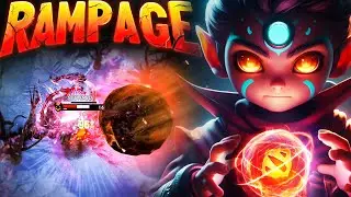 RAMPAGE!! EPIC KID INVOKER 26 KILLS GAME DELETED SF MID | Dota 2 Invoker