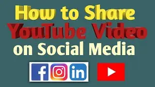 How To Share Youtube Video On Social Media