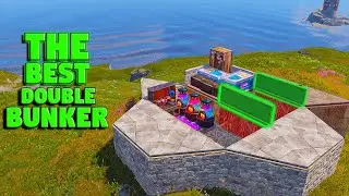 The Best Double Bunker FOR DUO PLAYERS | RUST BASE DESIGN