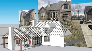 Tying Complex Roof Addition Into Existing Home - Live SketchUp Work Session