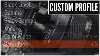 Sony A7s3 CUSTOM Picture Profile: This Works Well For Me