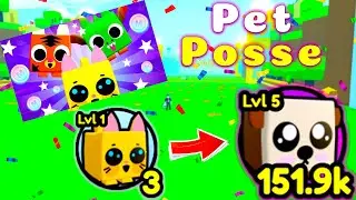 ЭТО НЕ Pet Simulator X ЭТО Pet Posse в РОБЛОКС roblox