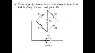 How to solve current using reciprocity theorem? calculation of reciprocity theorem. reciprocity .