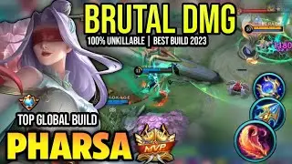 PHARSA BEST BUILD 2024 | TOP GLOBAL PHARSA GAMEPLAY | MOBILE LEGENDS✓