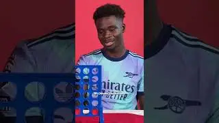 WHO WINS? SAKA VS ODEGAARD AT CONNECT 4 😂