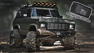 ESS dual Sound simulator / Best RC Sound Kit / Military Bronco in Mud
