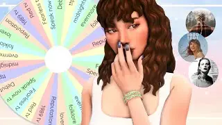 Wheel Chooses A Taylor Swift Album 🐍 | The Sims 4 Cas