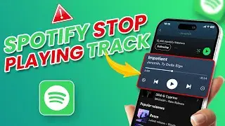 How to Fix Spotify Stops Playing Tracks on iPhone | Spotify Keeps Pausing on iOS