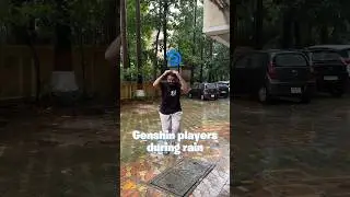 Genshin Impact Players During Rain | Genshin Impact Shorts 