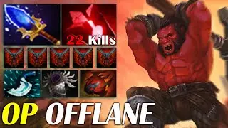 Monster [Axe] Offlane Bloodstone + Aghs Scepter Brutal Culling Blade Instant Disappear His Opponents