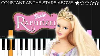 Constant As The Stars Above - Barbie: Rapunzel Soundtrack | EASY Piano Tutorial