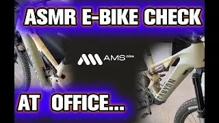 Bike Check: AMS Components & E-Bike test at office