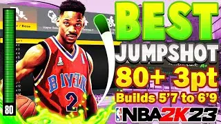 NBA 2K23 BEST JUMPSHOT IN NBA 2K23 BUILDS BETWEEN 57 & 69 80+ 3PT after the patch