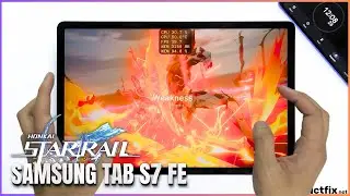 Samsung Tab S7 FE Honkai Star Rail Gaming test Update | Snapdragon 750G