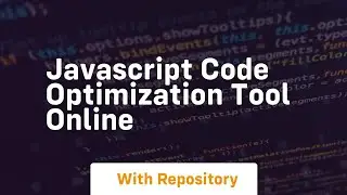 javascript code optimization techniques