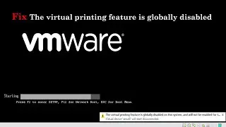 The virtual printing feature is globally disabled on this system and will not be enabled