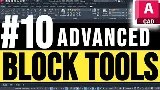 10 Advanced Block Tools AutoCAD - Best Tutorial