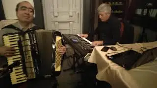 Армянский Аккордеонист Артём Арутюнян и Сашик Котанджян - красивая армянская песня Цахикнер