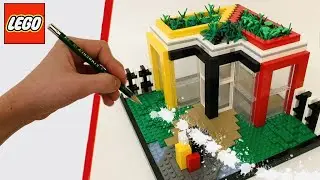 I Made A LEGO Brand House!! | LEGO Architectural Model