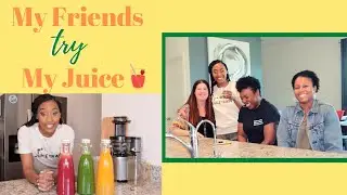 MY FRIENDS TRY MY JUICE!! 🤯 ((Reaction Video))