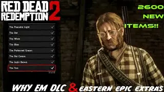 a look at 2600 new items in rdr2  whyem dlc  | easterns epic extras (rdr2 mods)