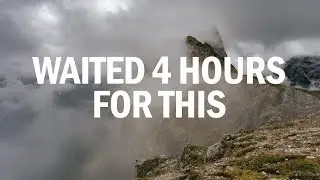 Landscape Photography in Dolomite | 4 Hours Waiting on the Edge of Seceda