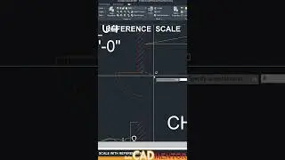 Scale with Referene #42 | AutoCAD tutorial for beginners | AutoCAD basics