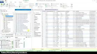 SQL Database Studio - Tables, Views, Stored procedures