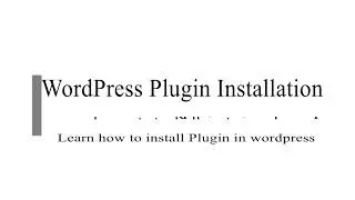 How to install Plugin in WordPress | Plugin | WordPress Plugin installation 2023