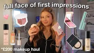 FULL FACE OF FIRST IMPRESSIONS *try out new makeup w me 💋✨