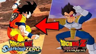 GOKU VS VEGETA En Dragon Ball Sparking Zero y Tenkaichi ¿Cual es mejor?