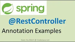 Spring @RestController Annotation Examples