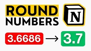 How to Round Numbers in Notion Formulas (Easy Method)