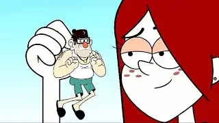 Giantess Growth Gravity fall's women Giantess Cartoon scene