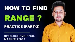 Range | how to find range in mathematics| range practice questions| competitive exams preparation