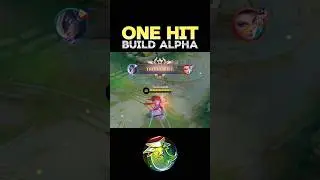 😱 WATCH THIS - BEST BUILD ALPHA 2024❓(ONE HIT) ~ MLBB 🔥 