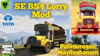 Kerala TATA SE LORRY | Pulimurugan lorry mayilvahanam | mod installation | Gta5 | Gamebank