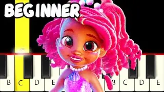 Disney Jr.’s Ariel Theme Song - Fast and Slow (Easy) Piano Tutorial - Beginner