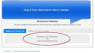How to Validate Forensic Notes and Attachments