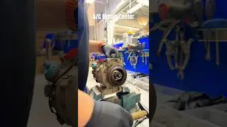 Как заменить подшипник шкива компрессора кондиционера Volvo. #volvo #компрессор # кондиционер #car