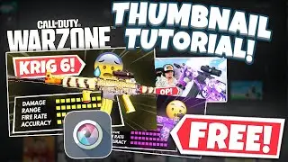 How To Make A FREE COD Warzone Thumbnail In Pixlr 2021! (Free Template + Tutorial)
