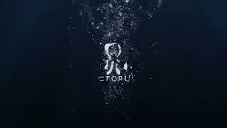 3060  - Underwater Splash water aqua Logo Reveal animated intro opener motion graphic