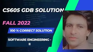 cs605 GDB solution Fall 2022