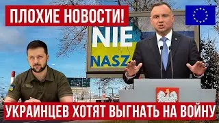 Новое заявление власти! Всех украинцев из-за границы выгнать на войну! Польша новости