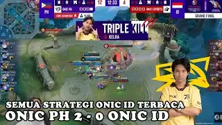 STRATEGI ONIC ID SEMUA TERBACA DAN ONIC PH AMANKAN GAME 2 !! END ERA OF INDONESIA MLBB ?? #mlbb