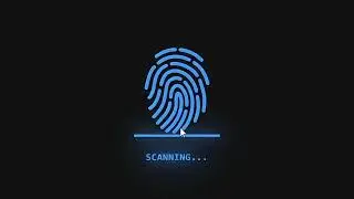 CSS Fingerprint Scanner Animation Effects | Html CSS