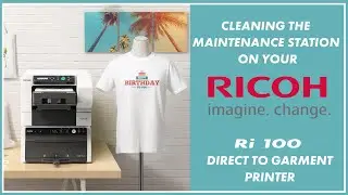 Video 8: Cleaning the Maintenance Station on your RICOH Ri 100 DTG Printer