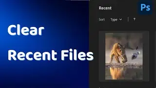 how to clear recent files in photoshop
