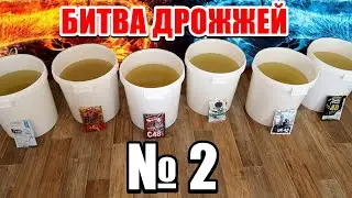 БИТВА ДРОЖЖЕЙ #2 ТУРБО ДРОЖЖИ БИТВА НА КРЕПОСТЬ! Самая крепкая брага для самогона.