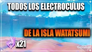 Todos los Electroculus de la ISLA WATATSUMI. Genshin Impact 2.1 Inazuma